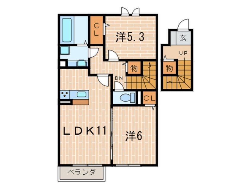 間取図 宮の前プラザ