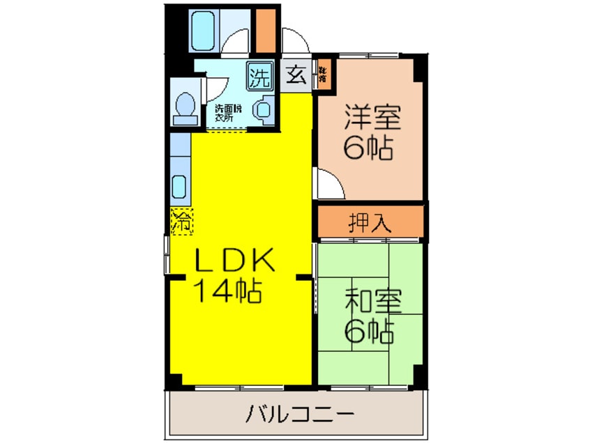 間取図 ｴｸｾﾙ春日丘