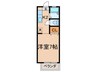 アテッサ京都Ａ棟 1Kの間取り