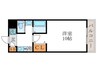 アルカディア彩貴 1Kの間取り