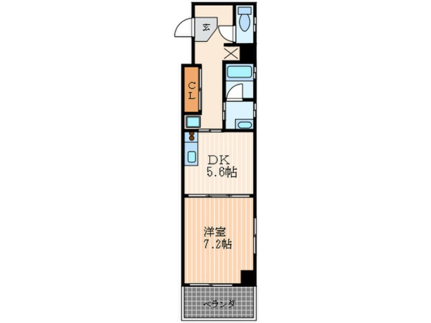 間取図 アヴィ四条