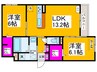 仮）Liberty Island 2LDKの間取り