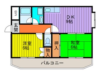 間取図 ルイシール清水