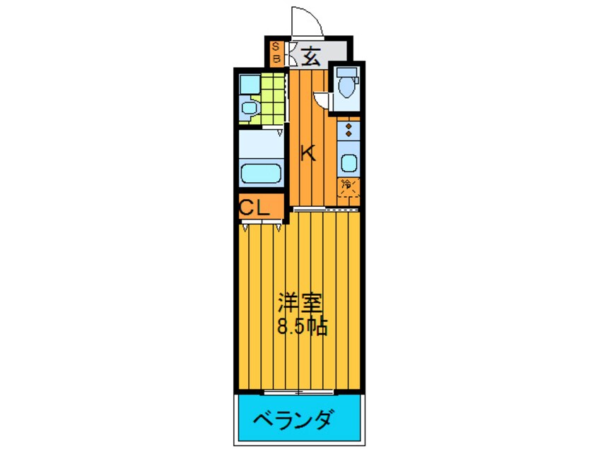 間取図 プリヴェ梅園