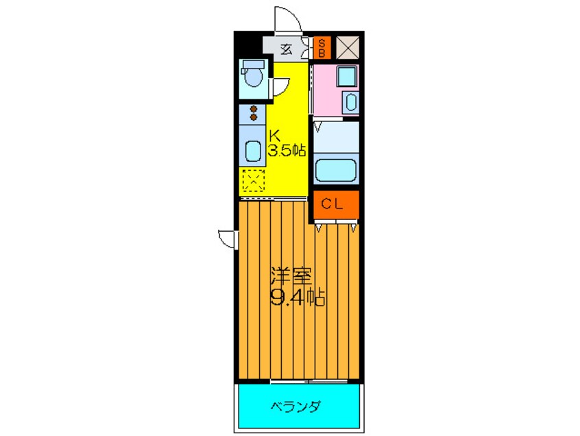 間取図 プリヴェ梅園