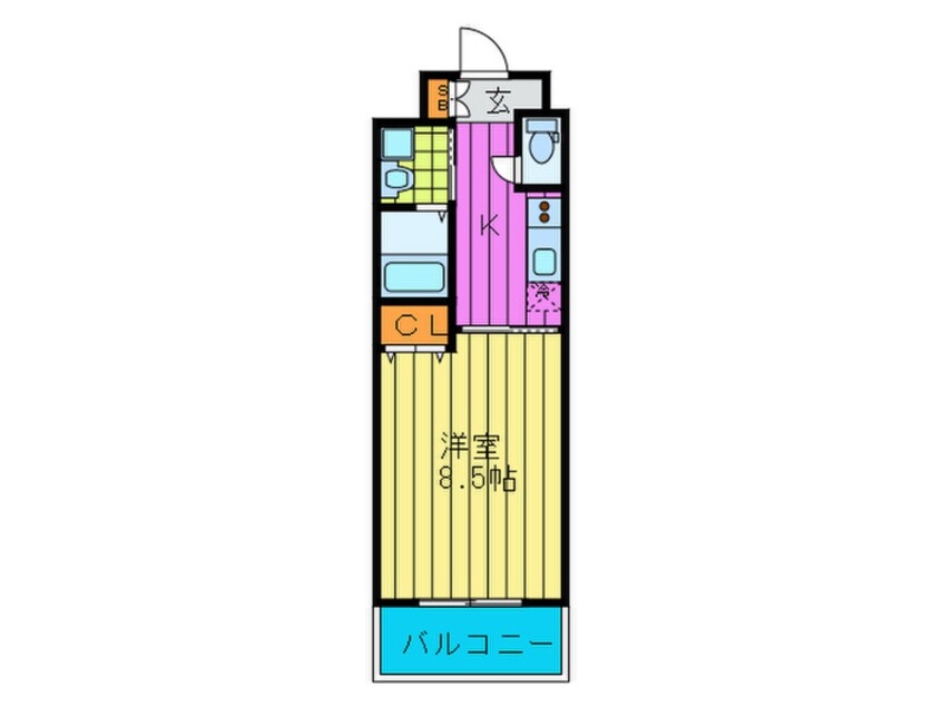 間取図 プリヴェ梅園