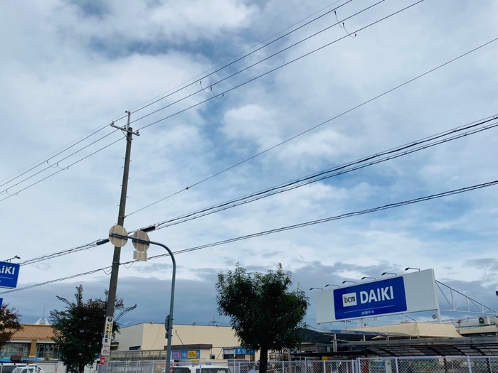 ダイキ(電気量販店/ホームセンター)まで650m サニ－グリ－ン北喜Ａ棟