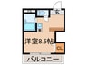 ﾉﾋﾞﾘｴｰﾙ 1Rの間取り