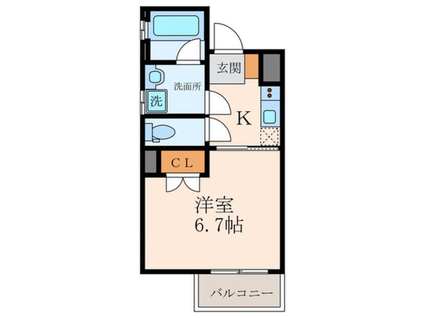 間取図 仮）Liberty杭瀬