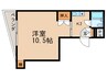 サピエンスコート烏丸七条 1Kの間取り