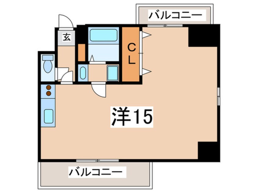 間取図 メロディハイム東帝塚山