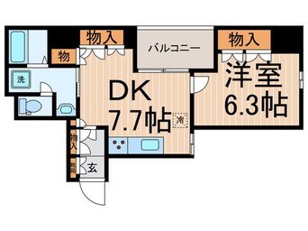 間取図 フォルム京都姉小路