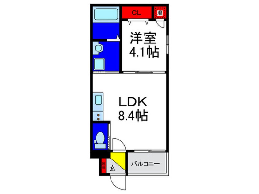 間取図 ルミナソナーレ矢田