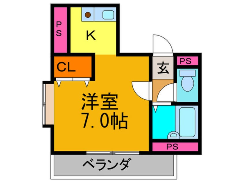 間取図 オークグレイス香里園