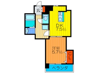 間取図 セレブコ－ト新北野