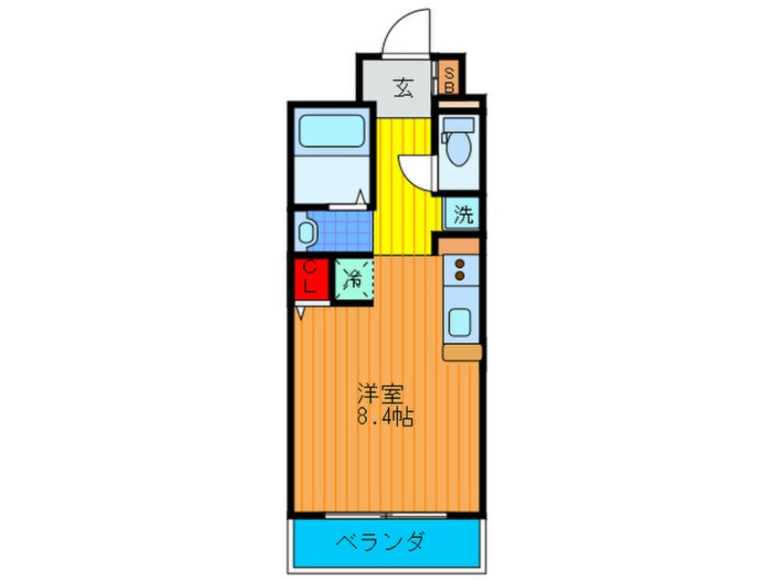 間取図 セレブコ－ト新北野