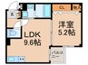 Urban Court Fuse 1LDKの間取り