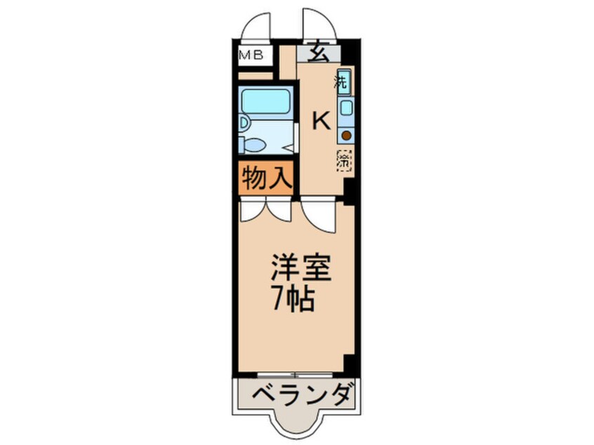 間取図 サンシティ烏丸