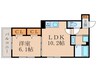 GRAMM深草South 1LDKの間取り