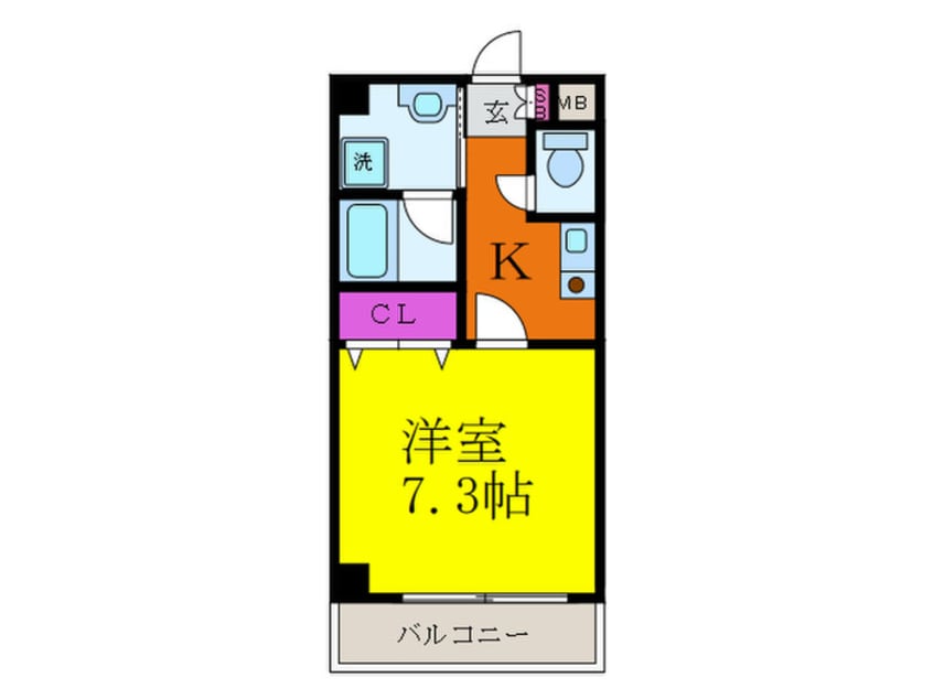 間取図 エルカ－サ正雀Ⅰ