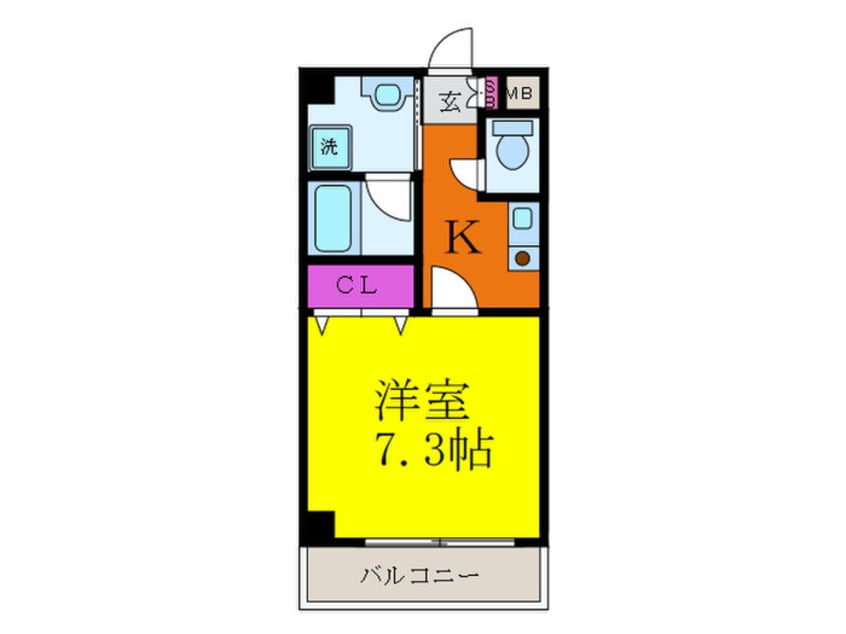 間取図 エルカ－サ正雀Ⅰ