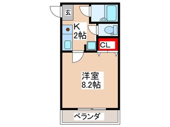 間取図 ア－バンコ－ト玉造