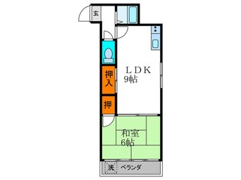 間取図 シャルレ一番館