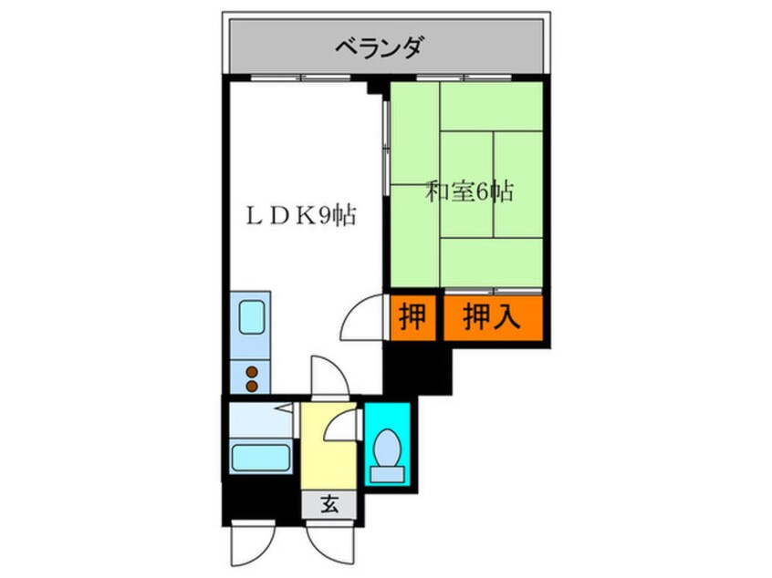 間取図 シャルレ一番館