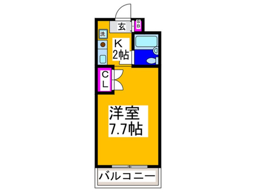 間取図 スチュ－デント平野