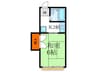 ＤＡＫＯＴＡｈｏｕｓｅ 1Kの間取り