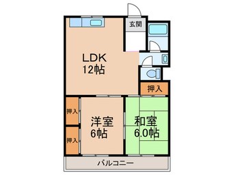 間取図 第２窪田マンション