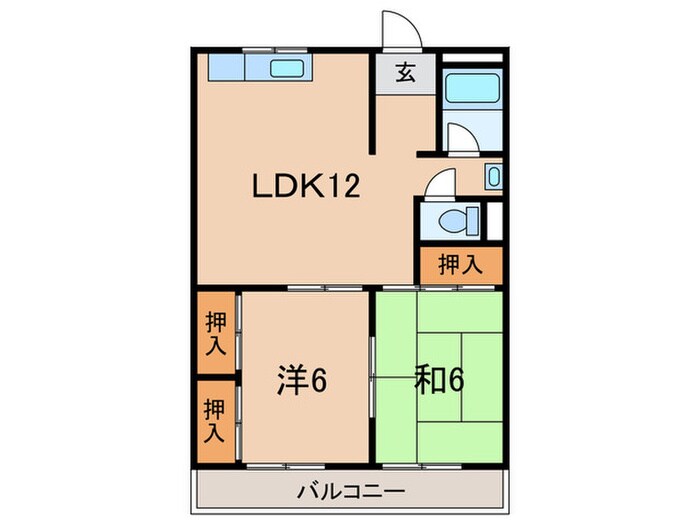 間取り図 第２窪田マンション