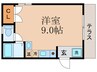 ドリ－ムハイツ宮川 1Rの間取り