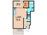 ル・ラルゴ 1LDKの間取り