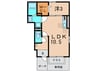 ル・ラルゴ 1LDKの間取り