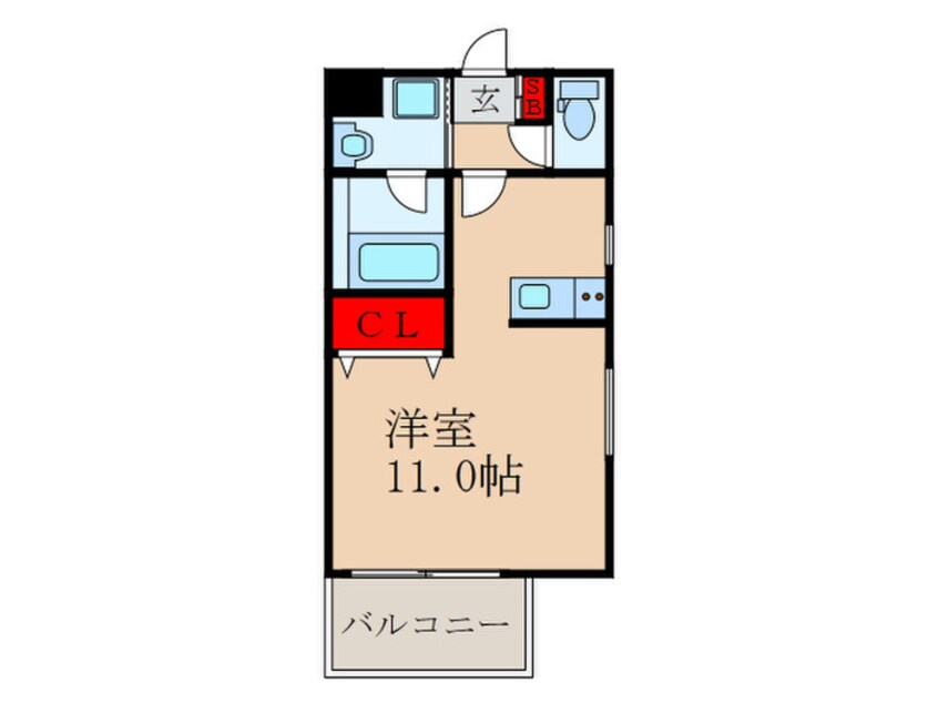 間取図 アバンティ淡路