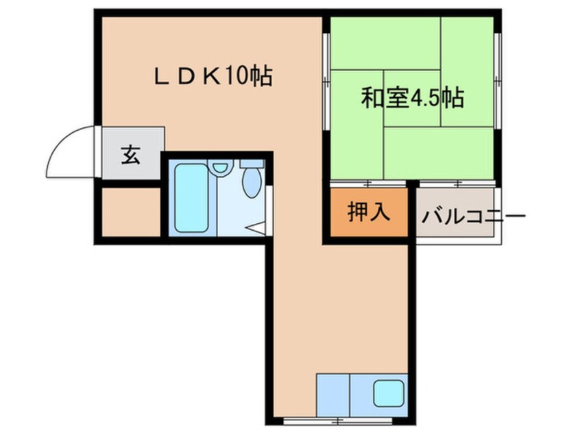 間取図 エミネンスⅢ湯里