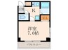 スバルハウス 1Kの間取り