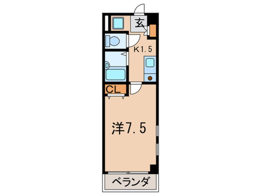 間取図 ウェストヒルズＦＵＪＩＷＯ