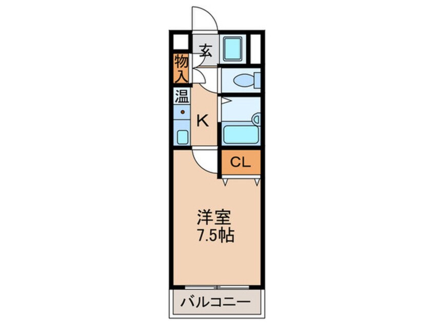 間取図 ウェストヒルズＦＵＪＩＷＯ