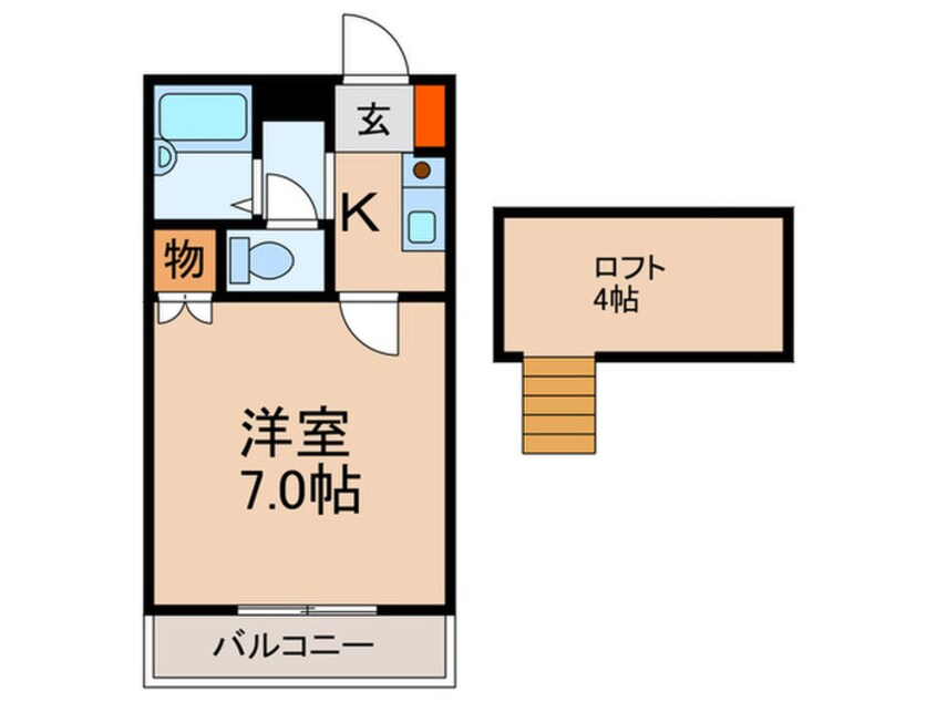 間取図 エステ－ト明和Ⅱ