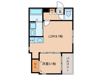 間取図 ハーモニーテラス伝法Ⅴ