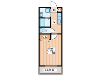 間取図 グレ－スメゾン