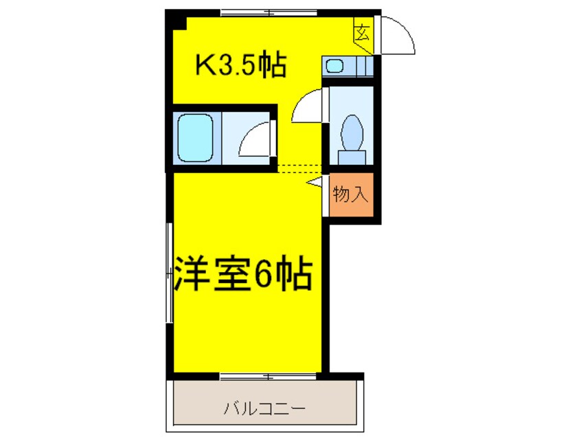 間取図 シャトル市大前