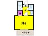 シャトル市大前 1Kの間取り