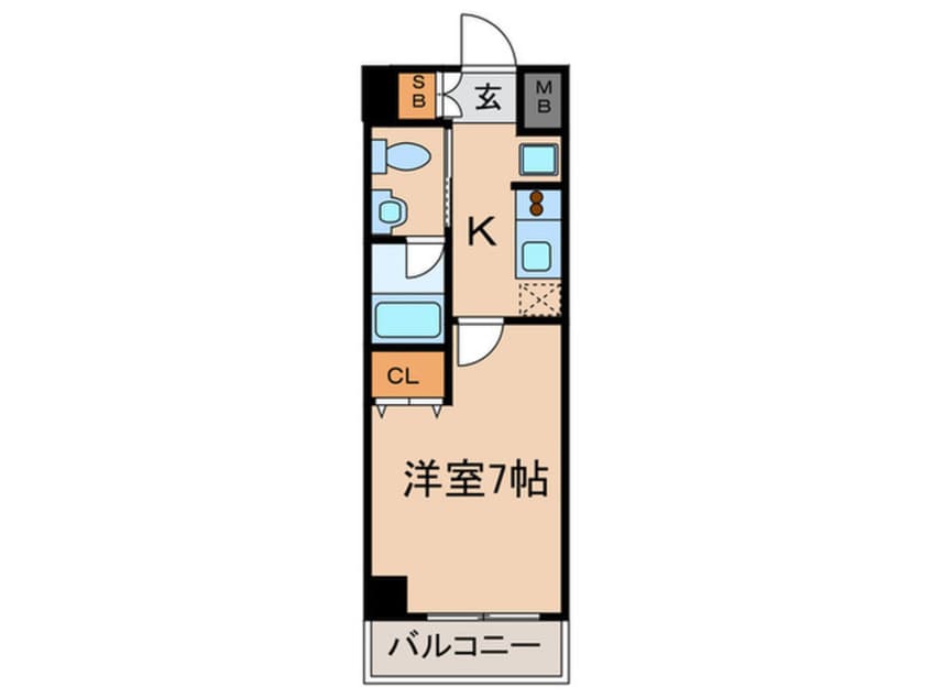 間取図 クレアドル須磨Ⅲ
