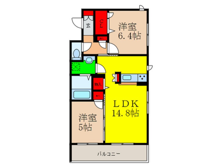 間取図 vinculum JK