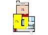 仮)D-ROOM橋波東之町　東棟 1LDKの間取り