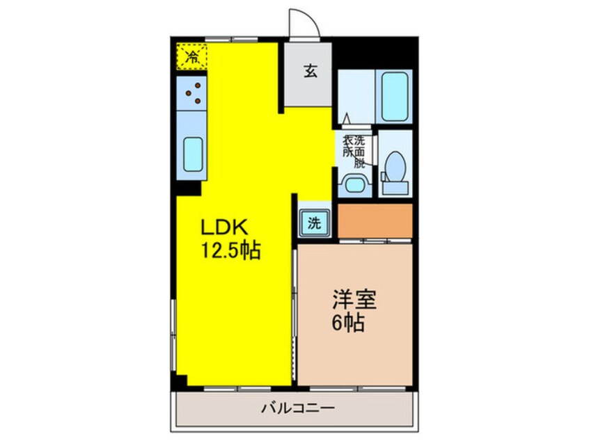 間取図 サニ－ハイツ針中野