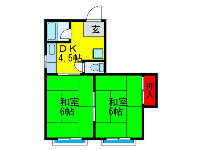 間取図 アットハイツジョイ